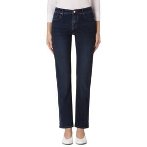 J Brand Amelia Mid-Rise Straight Jeans Dark Wash Blue Size 30 NEW